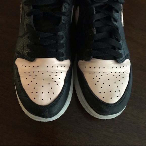 Nike Air Jordan Retro High “Crimson Tint” Black Peach Sneakers Size Y6.5 - Picture 9 of 14